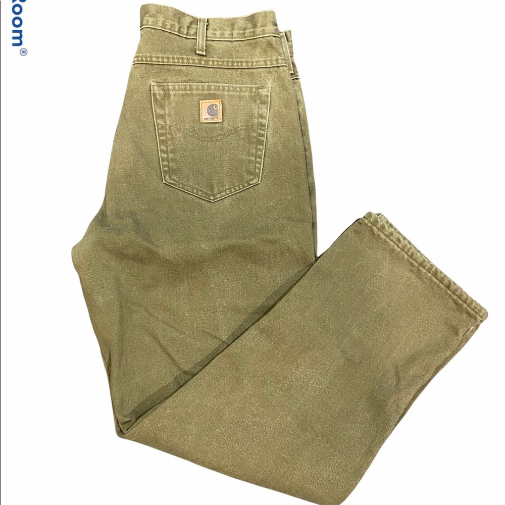 Carhartt flannel lined pants 38x32